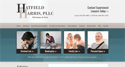 Desktop Screenshot of hatfieldharris.com